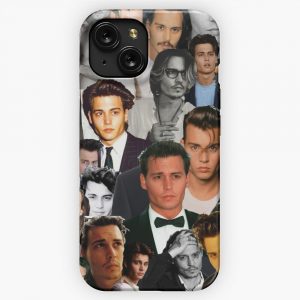 Johnny Depp Collage iPhone 15 Slim Phone Case Cover