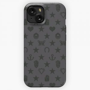 Jojos Bizarre Adventure Pattern iPhone 15 Slim Phone Case Cover