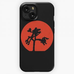 Joshua Tree Red Sky At Night iPhone 15 Slim Phone Case Cover