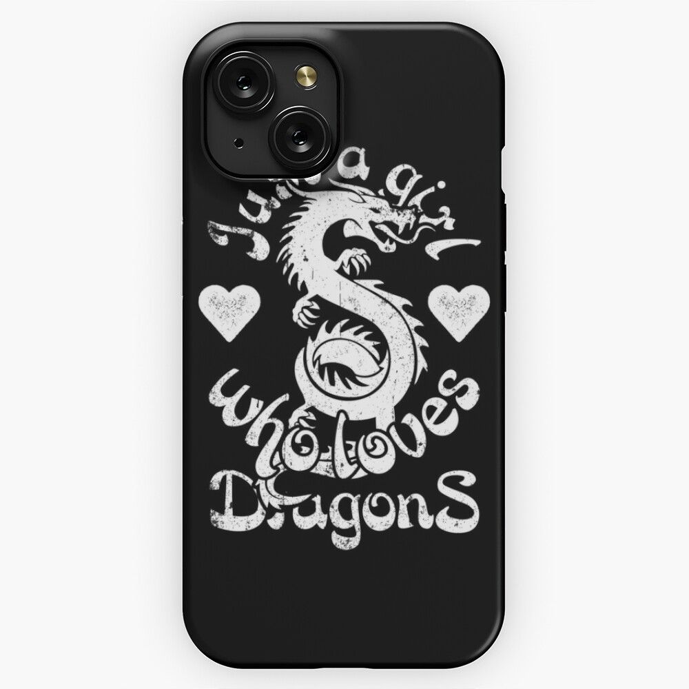 Just A Girl Who Loves Dragons Legendary Animals 3 iPhone 15 Slim Phone Case Cover