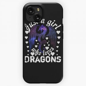 Just A Girl Who Loves Dragons Legendary Animals 5 iPhone 15 Slim Phone Case Cover