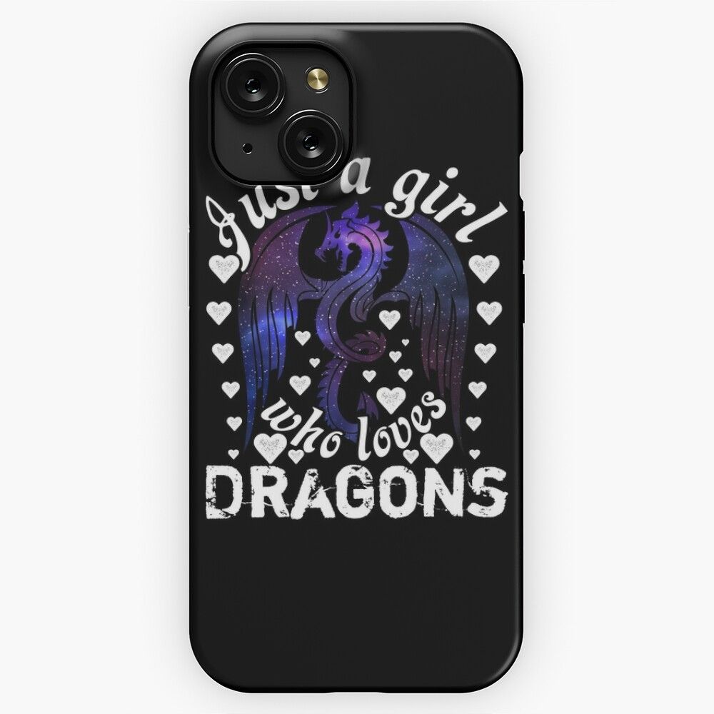 Just A Girl Who Loves Dragons Legendary Animals 5 iPhone 15 Slim Phone Case Cover