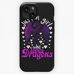 Just A Girl Who Loves Dragons Legendary Animals 6 iPhone 15 Slim Phone Case Cover