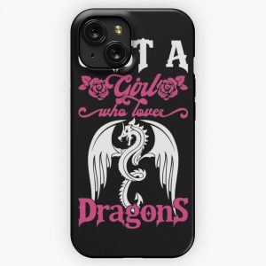Just A Girl Who Loves Legendary Animals Very Cool Dragon iPhone 15 Slim Phone Case Cover
