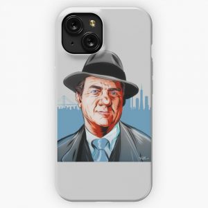 Karl Malden An Illustration By Paul Cemmick iPhone 15 Slim Phone Case Cover