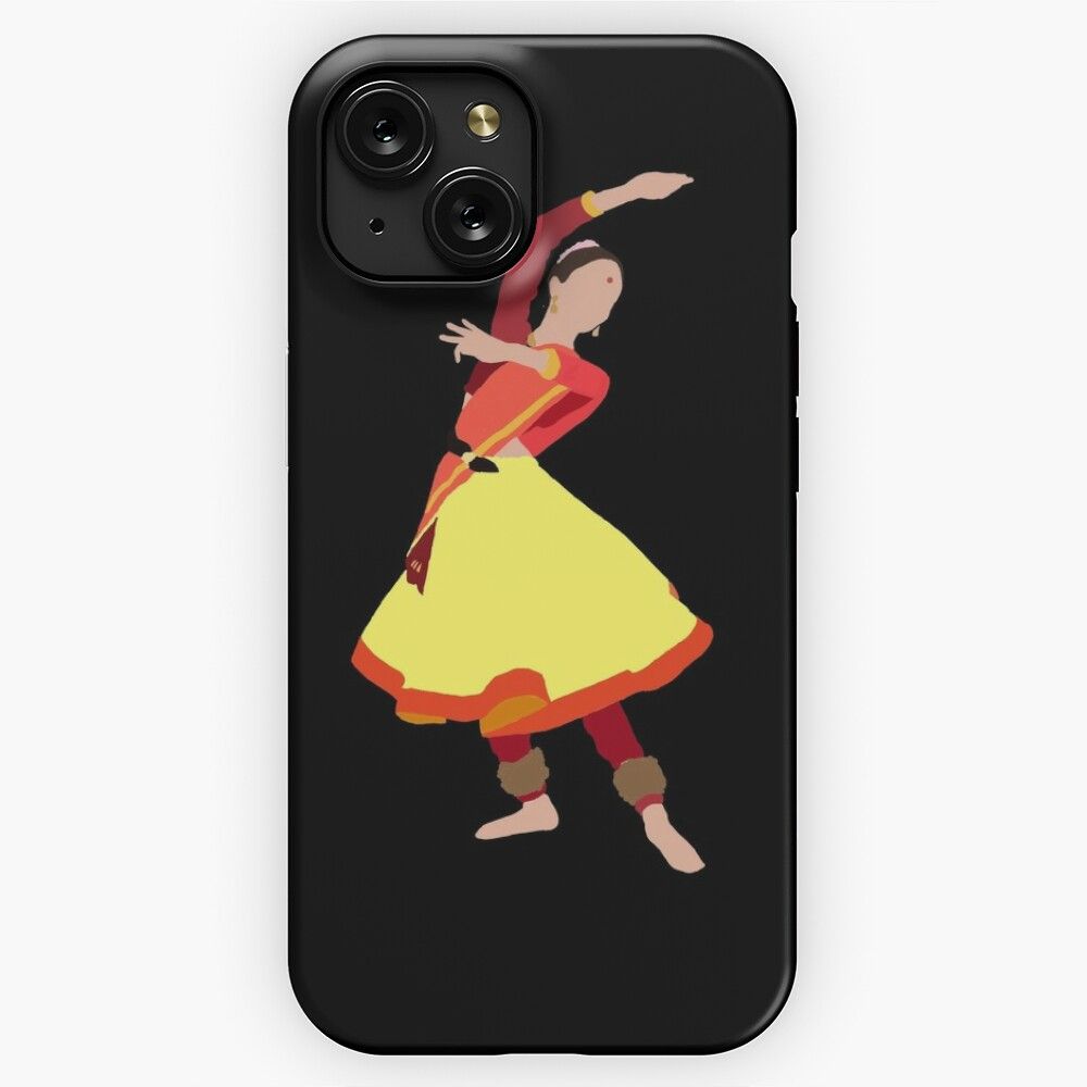 Kathak Dancer Digital Art iPhone 15 Slim Phone Case Cover