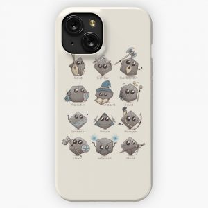 Kawaii Dnd Classes Dnd Dungeons Dragons Dd iPhone 15 Slim Phone Case Cover