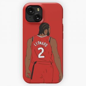 Kawhi Leonard Raptors iPhone 15 Slim Phone Case Cover