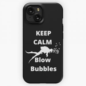 Keep Calm Fun Snorkel Diver iPhone 15 Slim Phone Case Cover