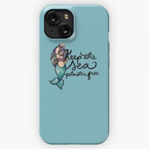 Keep The Sea Plastic Free iPhone 15 Slim Phone Case Cover