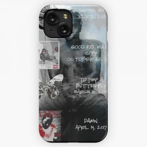 Kendrick Lamar Studio Album Discography iPhone 15 Slim Phone Case Cover