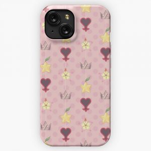 Kh Destiny Trio Pattern Pink iPhone 15 Slim Phone Case Cover