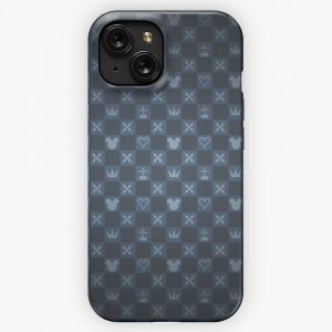 Kh Pattern Blue iPhone 15 Slim Phone Case Cover