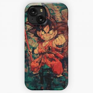 Kid Goku iPhone 15 Slim Phone Case Cover