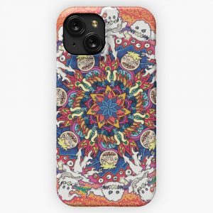 Kids See Ghosts Mandala iPhone 15 Slim Phone Case Cover