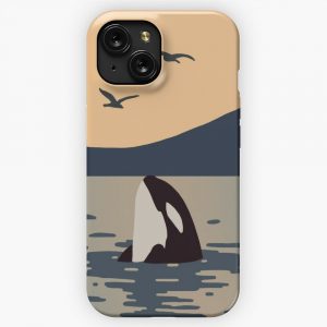 Killer Whale Orca iPhone 15 Slim Phone Case Cover
