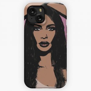 Kim Kardashian Pop Art iPhone 15 Slim Phone Case Cover
