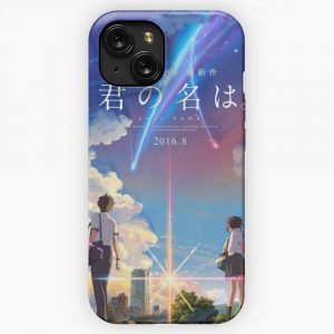 Kimi No Na Wa Your Name Anime Movie Poster Best Res 2 iPhone 15 Slim Phone Case Cover