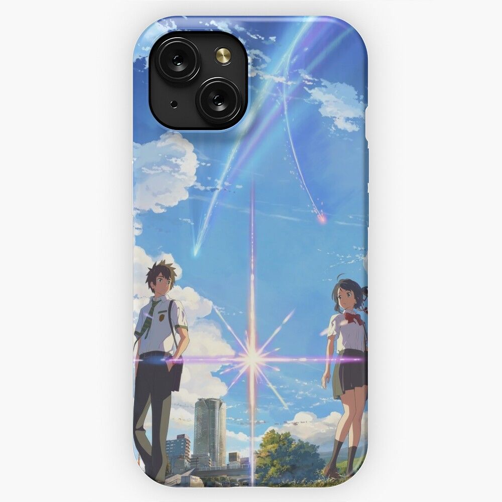 Kimi No Na Wa Your Name Front Textless Best Res iPhone 15 Slim Phone Case Cover