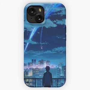 Kimi No Na Wa Your Name Taki Stars Balcony iPhone 15 Slim Phone Case Cover