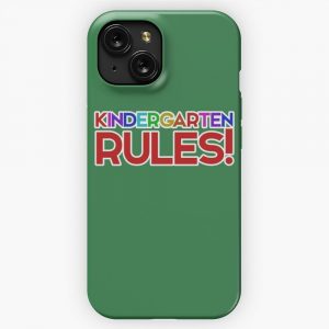 Kindergarten Rules iPhone 15 Slim Phone Case Cover