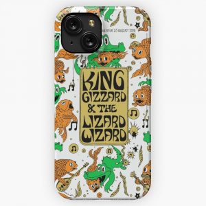 King Gizzard And The Lizard Wizard Milwaukee Gig Poster iPhone 15 Slim Phone Case Cover