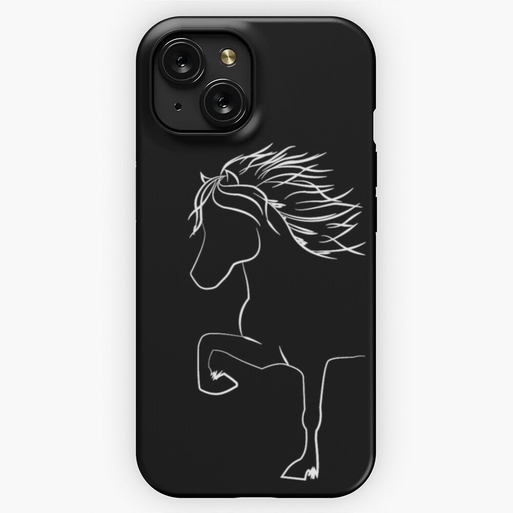 King Kolbi Dark Stylish Icelandic Horse Merch For Horse Lovers iPhone 15 Slim Phone Case Cover