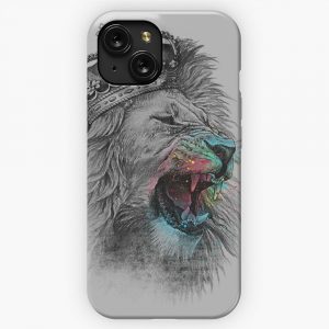 King Lion iPhone 15 Slim Phone Case Cover