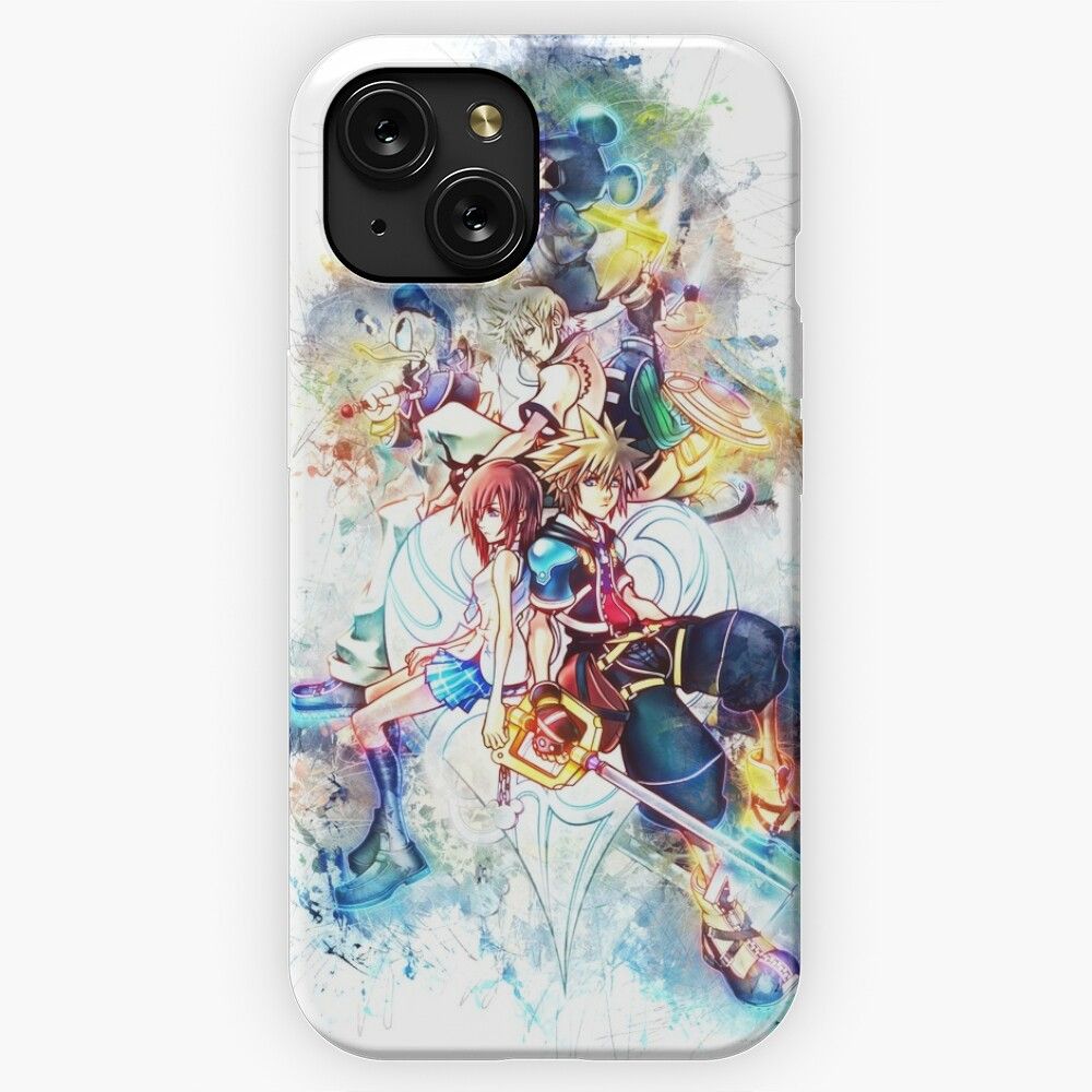 Kingdom Hearts Family iPhone 15 Slim Phone Case Cover
