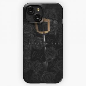 Kingdom Hearts Kingdom Key Bw iPhone 15 Slim Phone Case Cover