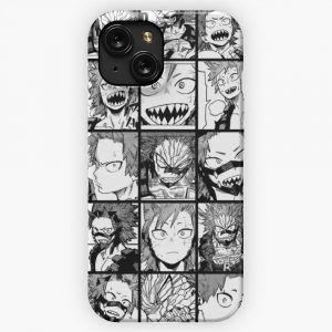 Kiri Collage Manga iPhone 15 Slim Phone Case Cover