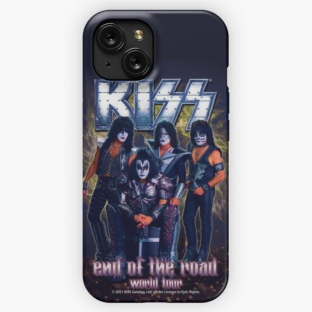 Kiss Band End Of The Road World Tour iPhone 15 Slim Phone Case Cover