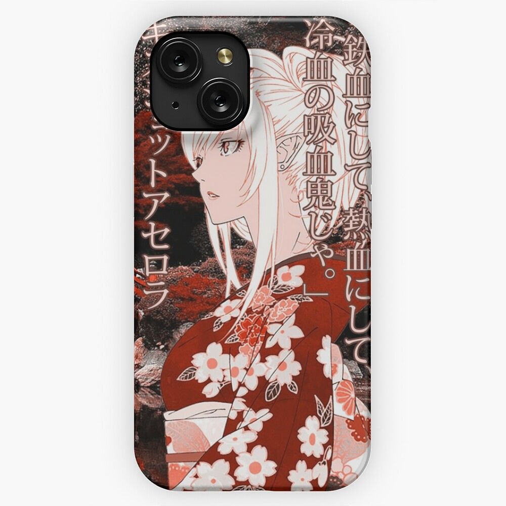 Kiss Shot Yukata iPhone 15 Slim Phone Case Cover
