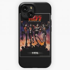 Kiss The Band Destroyer Year 1976 iPhone 15 Slim Phone Case Cover