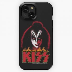 Kiss The Demon Old Painting Stylized iPhone 15 Slim Phone Case Cover