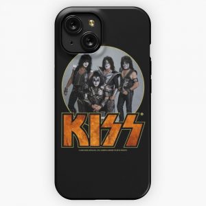 Kiss Vintage Band Design iPhone 15 Slim Phone Case Cover