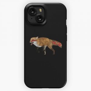 Kitsune Spirit Fox 1 Laughing Fox iPhone 15 Slim Phone Case Cover