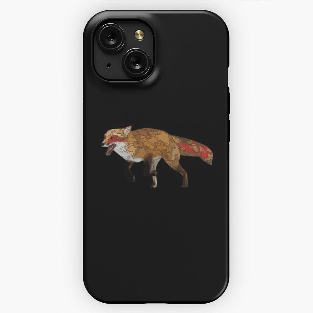 Kitsune Spirit Fox 1 Laughing Fox iPhone 15 Slim Phone Case Cover