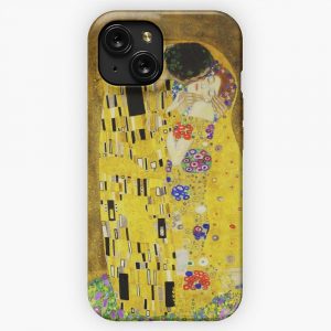 Klimt The Kiss iPhone 15 Slim Phone Case Cover