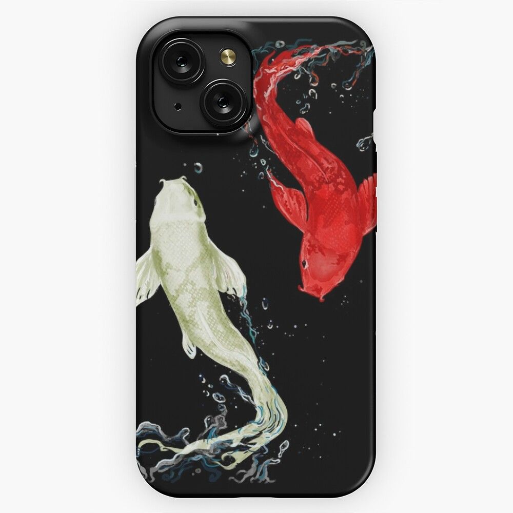 Koi Fishes iPhone 15 Slim Phone Case Cover