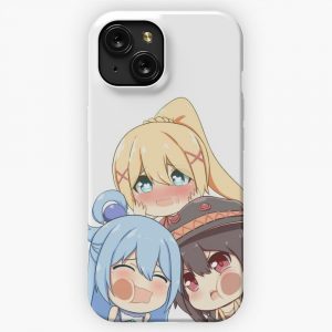 Konosuba Aqua Megumin Darkness iPhone 15 Slim Phone Case Cover