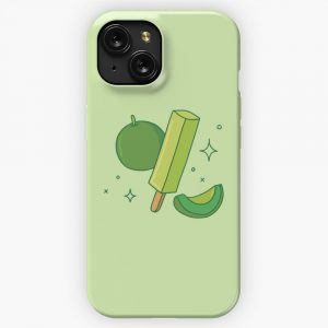 Korean Melona Melon Icecream Korean Food iPhone 15 Slim Phone Case Cover