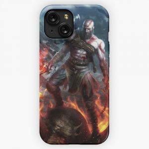 Kratos The God Of War Iphone And Samsung Cases iPhone 15 Slim Phone Case Cover