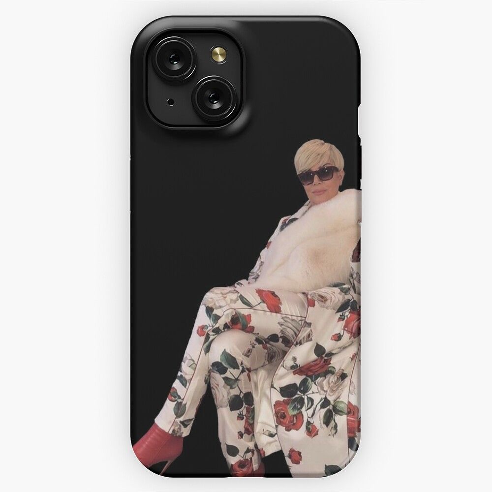 Kris Jenner Meme iPhone 15 Slim Phone Case Cover