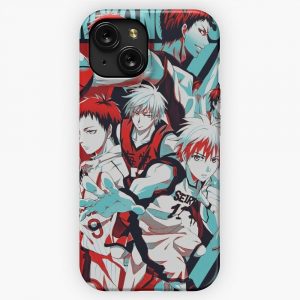 Kuroko And Basketball Retro iPhone 15 Slim Phone Case Cover