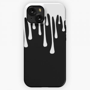 Kylie Cosmetics Black Drip iPhone 15 Slim Phone Case Cover