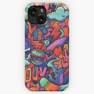 L O U V I C Copic Marker Doodle iPhone 15 Slim Phone Case Cover