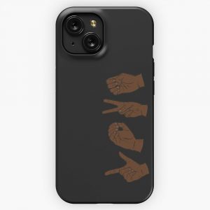 L O V E In Asl Letters Ii iPhone 15 Slim Phone Case Cover