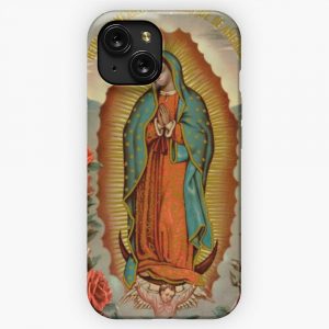 La Virgencita Virgen Maria Reina De Mexico iPhone 15 Slim Phone Case Cover