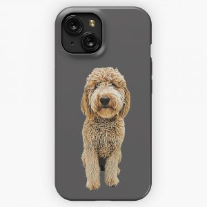 Labradoodle Golden Doodle iPhone 15 Slim Phone Case Cover